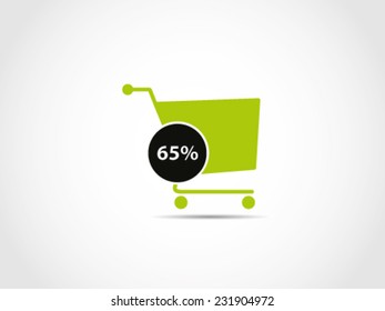 Shopping Cart 65%