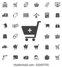 Shopping Cart Add to Cart icon. Universal Shop set of icons for web and mobile