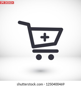 Shopping Cart Add to Cart icon. Vector  Eps 10 