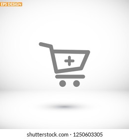 Shopping Cart Add to Cart icon. Vector  Eps 10 