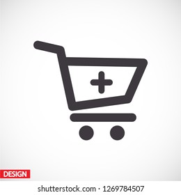 Shopping Cart Add to Cart icon. Vector  Eps 10 