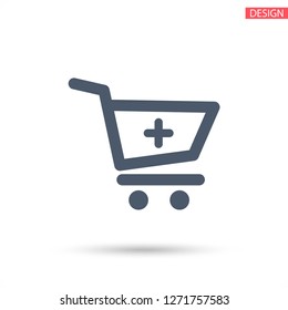 Shopping Cart Add to Cart icon. Vector  Eps 10 