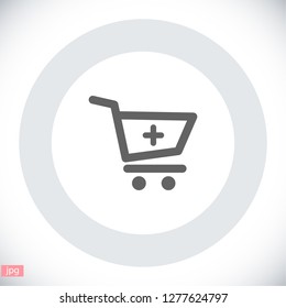Shopping Cart Add to Cart icon. Vector  Eps 10 