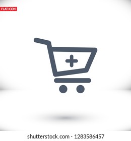 Shopping Cart Add to Cart icon. Vector  Eps 10 