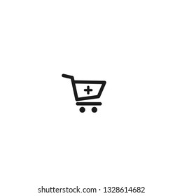 Shopping Cart Add to Cart icon. Vector  Eps 10 