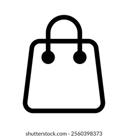 Shopping cart, bag, icon design in trendy style