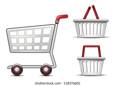 Shopping Cart and Basket