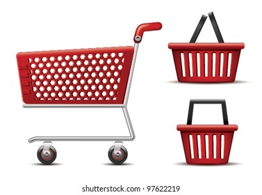 Shopping Cart and Basket