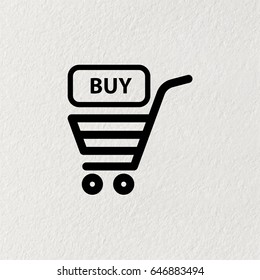 shopping cart (basket) icon. vector illustration