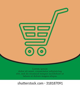 shopping cart (basket) line icon