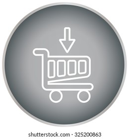 shopping cart (basket) line icon