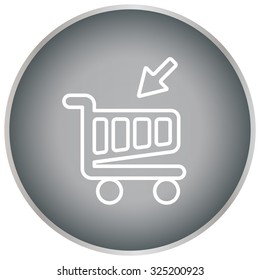 shopping cart (basket) line icon