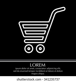 shopping cart (basket) line icon