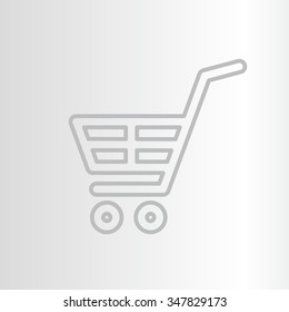 shopping cart (basket) line icon