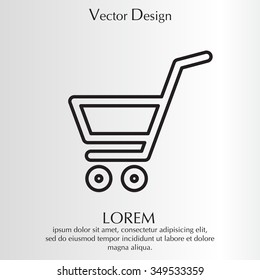 shopping cart (basket) line icon