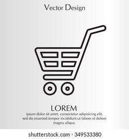 shopping cart (basket) line icon