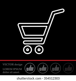 shopping cart (basket) line icon