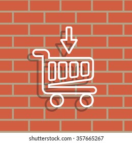 shopping cart (basket) line icon