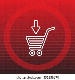 shopping cart (basket) line icon