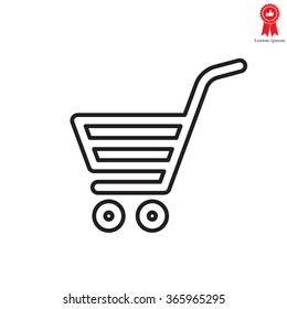 shopping cart (basket) line icon