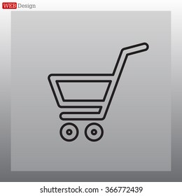 shopping cart (basket) line icon