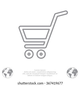 shopping cart (basket) line icon