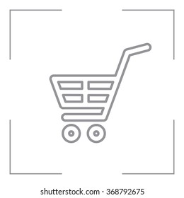shopping cart (basket) line icon