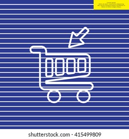 shopping cart (basket) line icon
