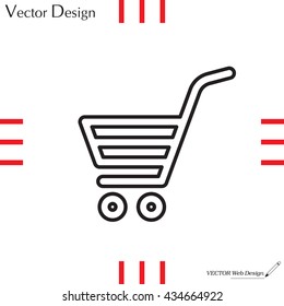 shopping cart (basket) line icon