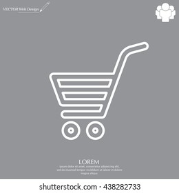shopping cart (basket) line icon