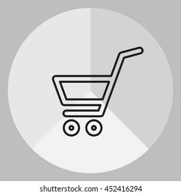 shopping cart (basket) line icon