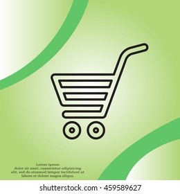 shopping cart (basket) line icon