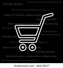 shopping cart (basket) line icon