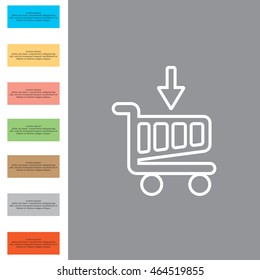 shopping cart (basket) line icon