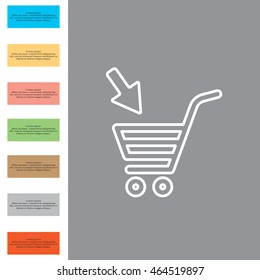 shopping cart (basket) line icon