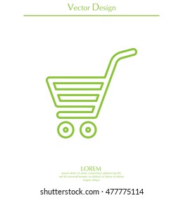shopping cart (basket) line icon