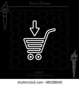 shopping cart (basket) line icon