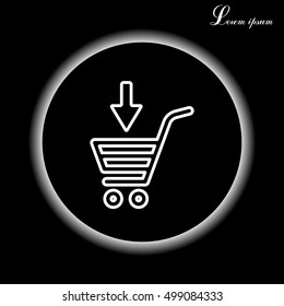shopping cart (basket) line icon