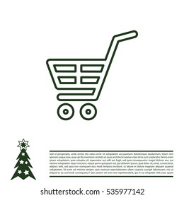 shopping cart (basket) line icon