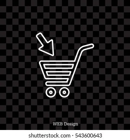 shopping cart (basket) line icon