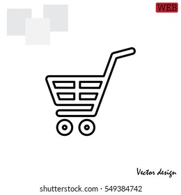 shopping cart (basket) line icon