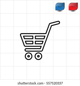 shopping cart (basket) line icon