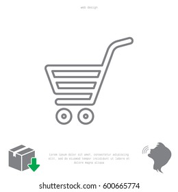 shopping cart (basket) line icon