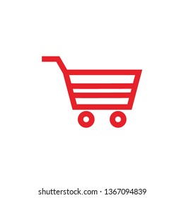 Shopping cart and baskets icons. Online store symbols. - Vector
