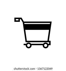 Shopping cart and baskets icons. Online store symbols. - Vector
