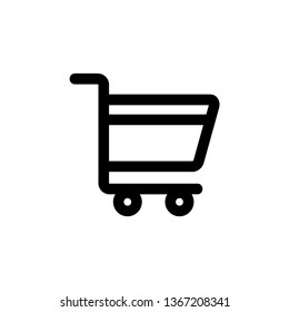 Shopping cart and baskets icons. Online store symbols. - Vector


