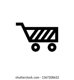 Shopping cart and baskets icons. Online store symbols. - Vector
