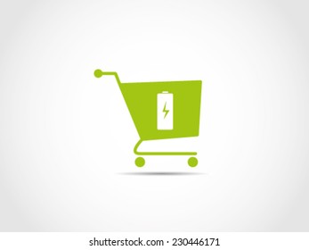 Shopping Cart Battery