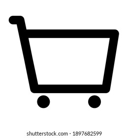 Shopping Cart Black Outline You Can Stock Vector (Royalty Free ...