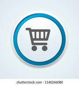 Shopping cart button illustration